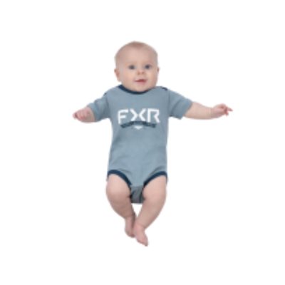 FXR INFANT PODIUM S / S ONESIE GR.12-18M STEEL