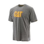 CATERPILLAR T-SHIRT GRIS TM LOGO TEE JAUNE 