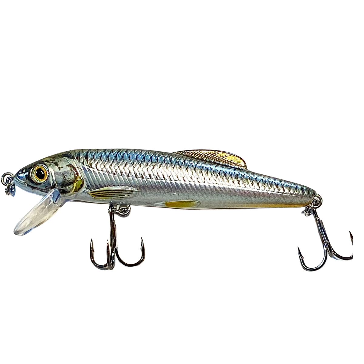 LIVE TARGET POISSON NAGEUR MINNOW FINESSE SILVER / PEARL 2 1 / 2 1 / 8OZ