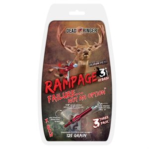 Pointes de chasse Rampage 125gr