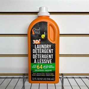 Détergent à lessive sans odeurs 3D+ 32oz.